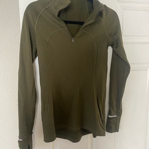 Lululemon fleece lined quarter zip